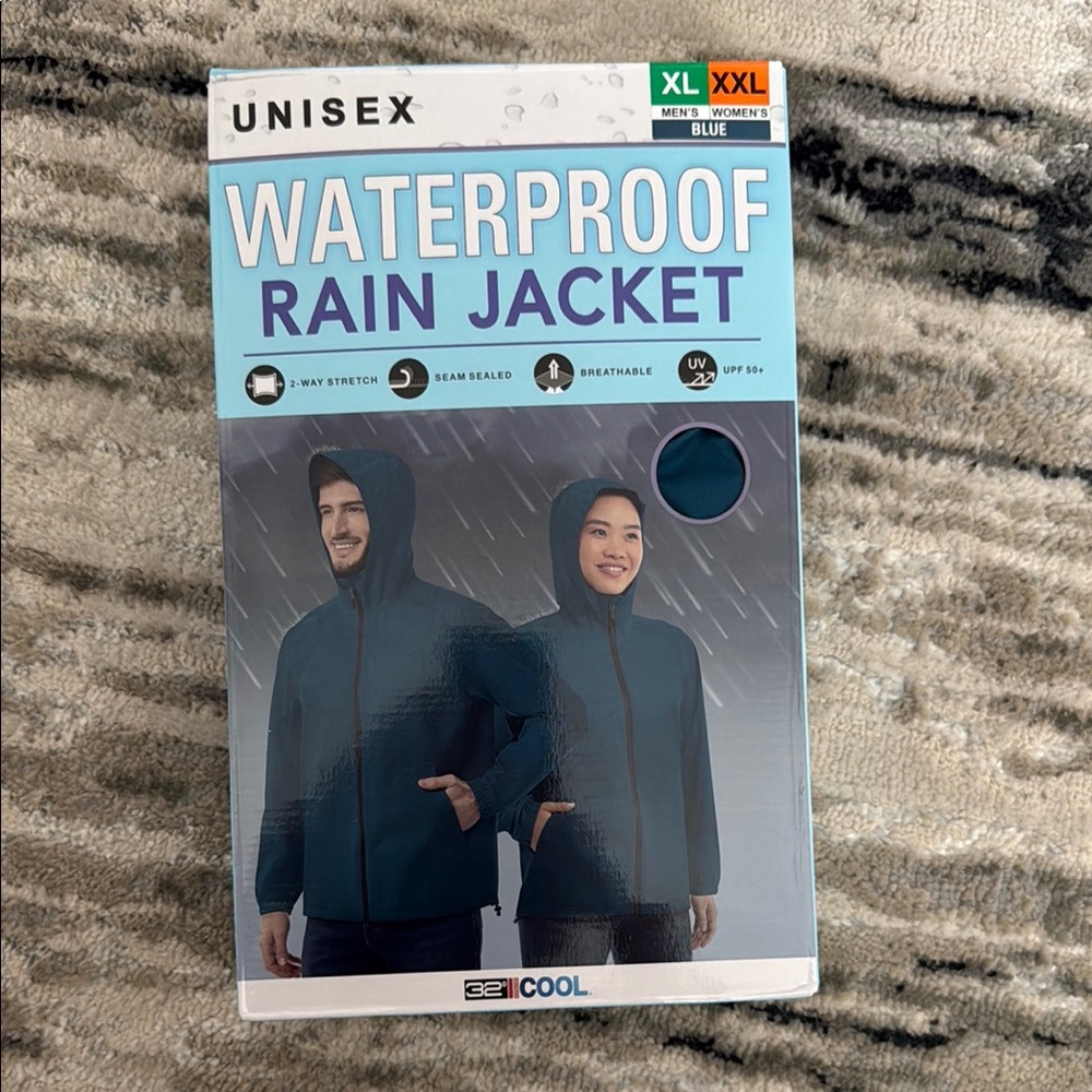 *32 Degrees Unisex Rain Jacket - XL MENS / XXL WOMENS
